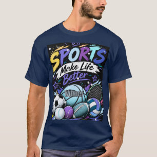 Sports macht das Leben besser Gewinner T-Shirt