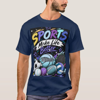 Sports macht das Leben besser Gewinner T-Shirt
