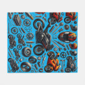 Sports Motorcycles: Speed and Performance Fleecedecke (Vorderseite (Horizontal))