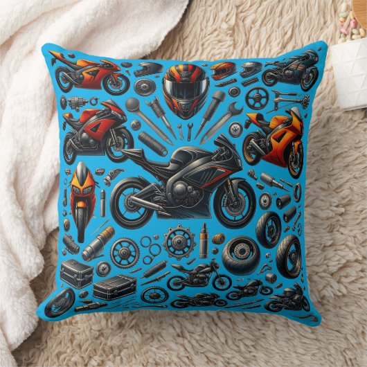 Sports Motorcycles: Speed and Performance Kissen (Decke)