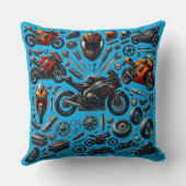 Sports Motorcycles: Speed and Performance Kissen (Rückseite)