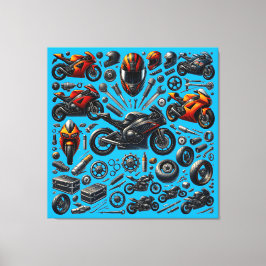 Sports Motorcycles : Speed and Performance Leinwanddruck