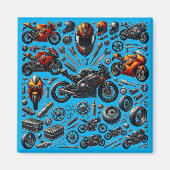 Sports Motorcycles: Speed and Performance Magnet (Vorne)