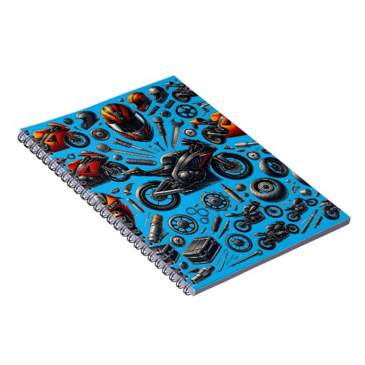 Sports Motorcycles: Speed and Performance Notizblock (Rechte Seite)