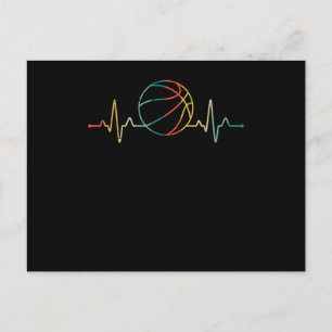 Sports Pulse Spieler Trainer Fans Basketball Postkarte