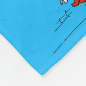 Sports Puppy Fox Buddy Skaten Fleecedecke (Ecke)