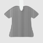 Sports REF 00 Stripes Schwarz-weiß Team Award Ornament (Rückseite)