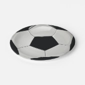 Sports Soccer Football Party Pappteller (Schrägansicht)