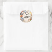 Sports Teacher Thank You Gift End of School Year Runder Aufkleber (Tasche)