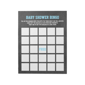 SPORTS THEMA Baby Dusche BINGO SPIEL Notizblock