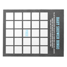 SPORTS THEMA Baby Dusche BINGO SPIEL Notizblock