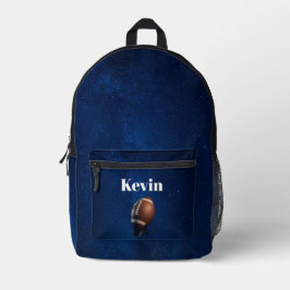 Sports themed Personalized backpack - Football Bedruckter Rucksack