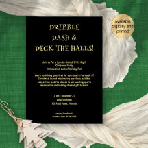 Sports Trivia Thema Gold Schwarzes Weihnachtsfest