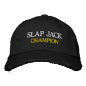 Sports Uni Drink Games SLAP JACK CHAMP Bestickte Baseballkappe (Vorderseite)