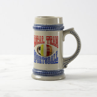 SPORTSBALL BIER STEIN BIERGLAS