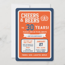 Sportsbar Geburtstags Cheers und Bier zu 30 Jahren
