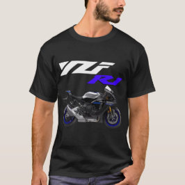 Sportsbike Motorrad Blue R1 T-Shirt