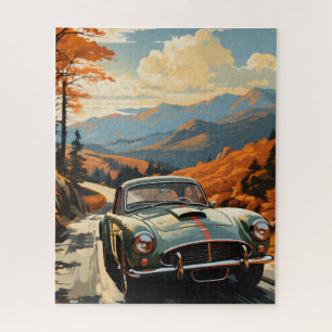 SPORTSCAR OFFENE STRASSE PUZZLE