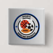 Sportschaltfläche Button (Vorderseite)