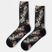 Sportschuh Mode Muster  Socken (Linkes Detail)