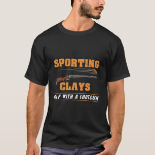 Sportschuhe Golf mit Schießpistole-Zielscheibe T-Shirt