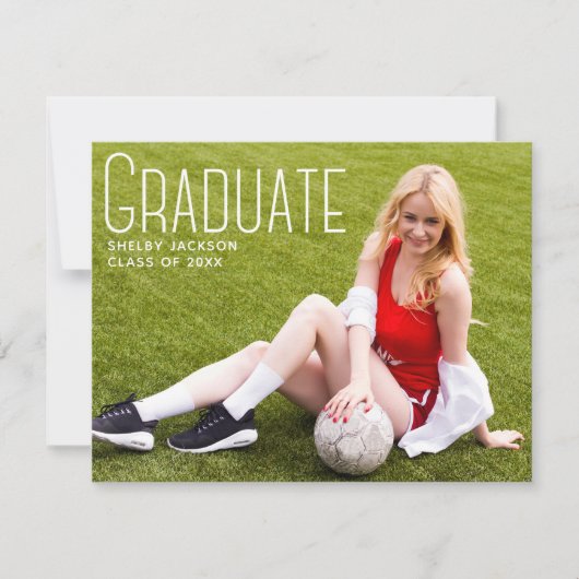 Sportscript-Overlay-Foto-Abschluss Ankündigung (Vorderseite)