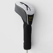 Sportsegment Golfer Schwarze Silhouette Golf Headcover (angewinkelt)