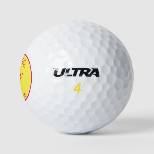 Sportsegment Golfer Silhouette Rosa Golfplätze Golfball (Logo)
