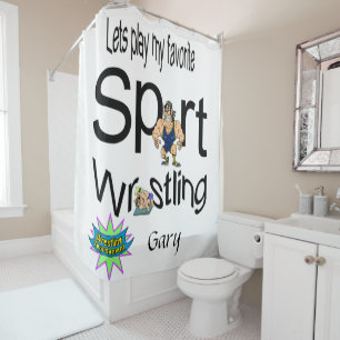 Sportsender Duschvorhang