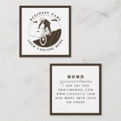 Sportshop für Extreme Mountain Biking Radfahrer Quadratische Visitenkarte (Vorne/Hinten)