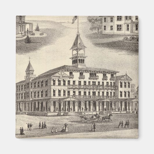 Sportsman's Hall & Hütten Magnet (Vorne)