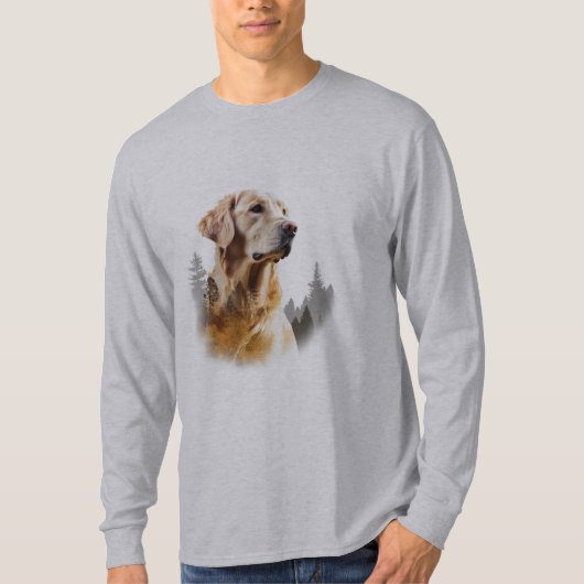 Sportsman's Paradise - Gelbe Labrador T-Shirt (Vorderseite)