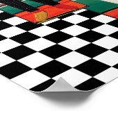 Sportsmen (Remix) von Kazimir Malevich Poster (Ecke)