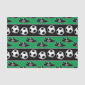 Sportsoccer Kugel Schuhe Party Papier (Vorderseite)