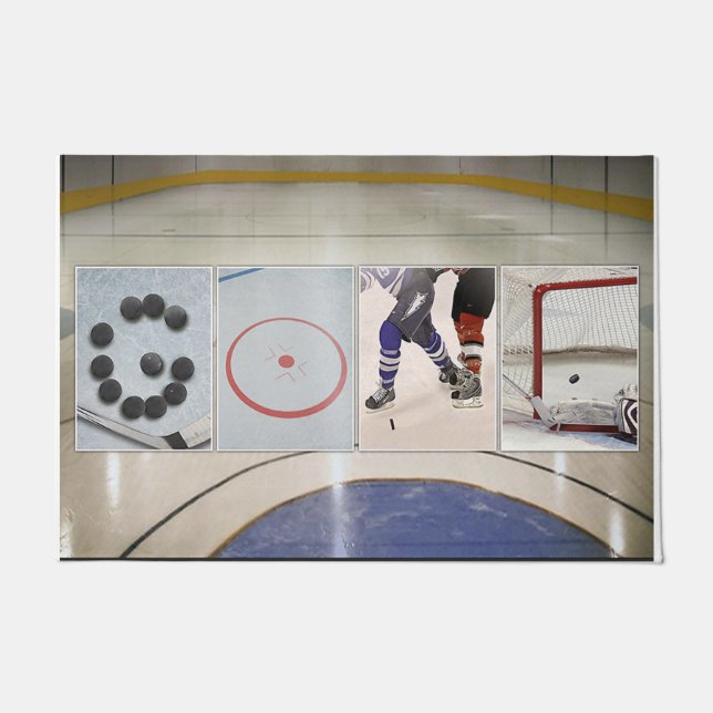 Sportspieldekoration, Hockey-Spielplatz Fußmatte (Vorderseite)