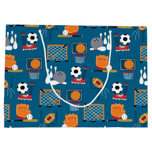Sportspiele Große Geschenktüte (Rückseite)