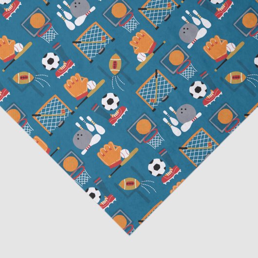 Sportspiele Seidenpapier (Ausschnitt)