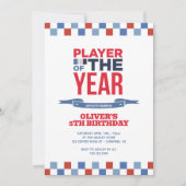 Sportspielerparty für Kinder Einladung (Vorderseite)