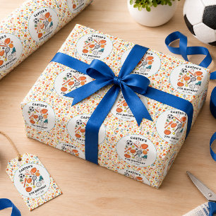 Sportspielzeit All-Star-Geburtstag   Kindersport Geschenkpapier