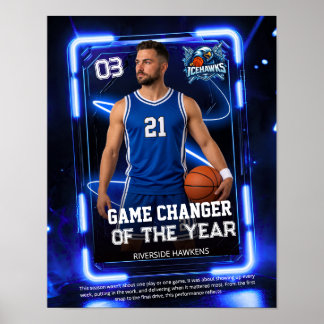 Sportsposter für Basketball, Poster als Sportgesch