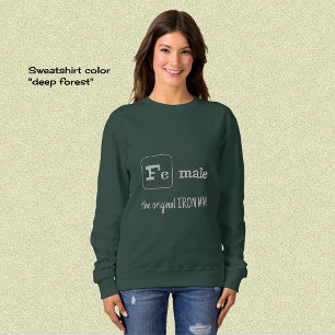 Sportspun Eisen Element Weiblich Sweatshirt