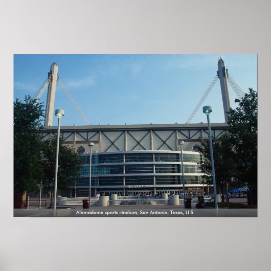 Sportstadion Alamodome, San Antonio, Texas, USA Poster (Vorne)
