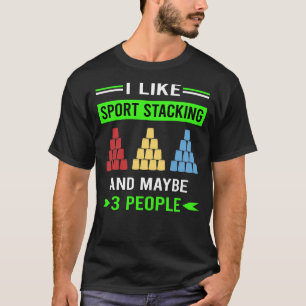 Sportstapel-Pokal-Stapelklappen T-Shirt
