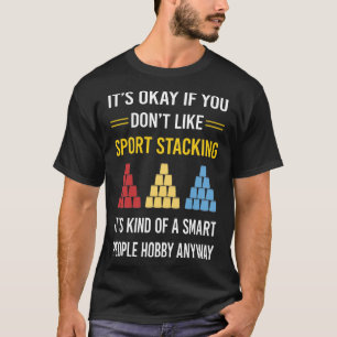 Sportstapel-Pokal-Stapelklappen T-Shirt