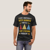 Sportstapel-Pokal-Stapelklappen T-Shirt (Vorne ganz)