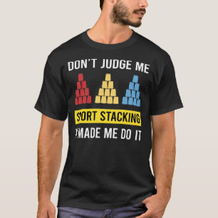 Sportstapel-Pokal-Stapelklappen T-Shirt