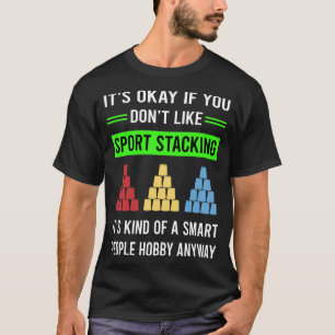 Sportstapel-Pokal-Stapelklappen T-Shirt
