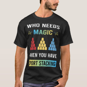Sportstapeln Pokalstapeln Speed Stacking Tassen T-Shirt