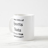 Sportstatistik Kaffeetasse (Vorderseite Links)