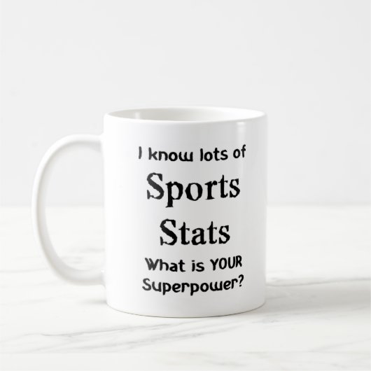 Sportstatistik Kaffeetasse (Links)
